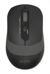 Мышь A4Tech Fstyler FG10 черный/серый оптическая (2000dpi) беспроводная USB (4but)