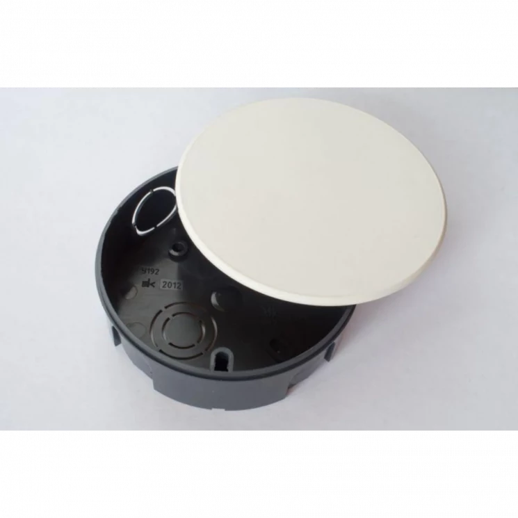 Коробка ответвительная СП 106х17мм (размер коробки без крышки d96х15мм) SE U191