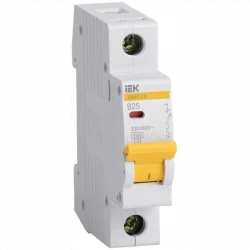 Выключатель автоматический модульный 1п B 25А 4.5кА ВА47-29 IEK MVA20-1-025-B
