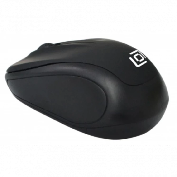 Мышь Оклик 665MW черный оптическая (1600dpi) беспроводная USB для ноутбука (3but)
