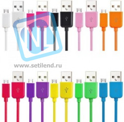 PL1336, USB кабель Pro Legend micro USB, розовый, 1м