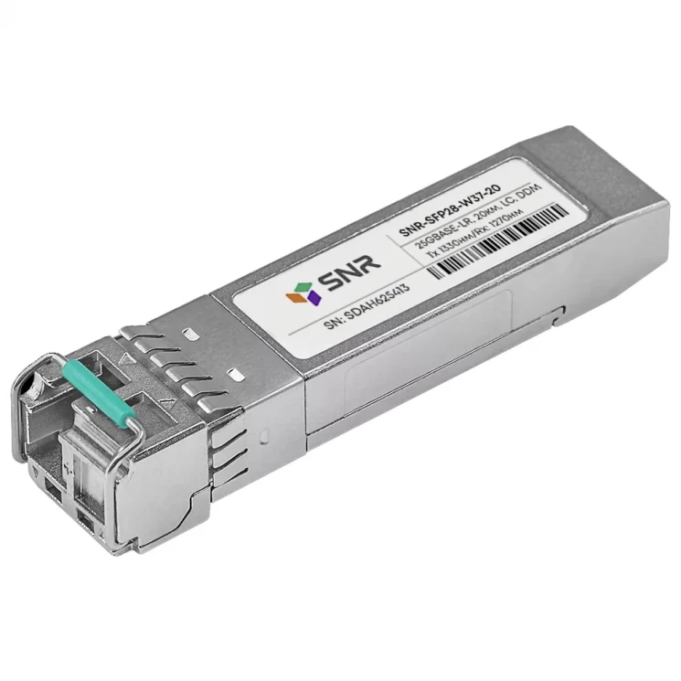 Модуль SFP28 WDM, 25GBASE, разъем LC, дальность до 20км, 1330нм