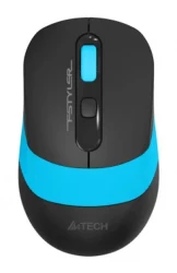 Мышь A4Tech Fstyler FG10 черный/синий оптическая (2000dpi) беспроводная USB (4but)
