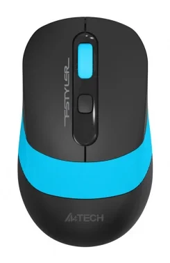Мышь A4Tech Fstyler FG10 черный/синий оптическая (2000dpi) беспроводная USB (4but)