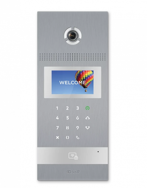 Вызывная панель IP-домофона BAS-IP AA-12FB SILVER