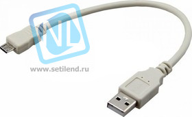 18-1162, Шнур micro USB (male) - USB-A (male) 0.2м