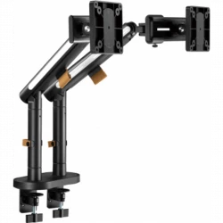 Кронштейн для мониторов Ultramounts UM727B черный 17"-32" макс.9кг крепление к столешнице поворот и