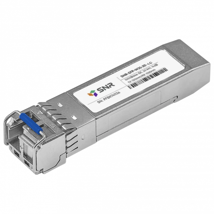 Модуль SFP WDM, дальность до 20км LC (14dB), 1310нм