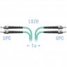 Патчкорд оптический ST/UPC MM Duplex 1 метров