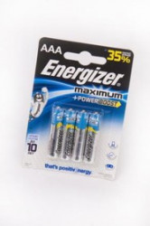 Energizer Maximum+Power Boost LR03 BL4, Элемент питания