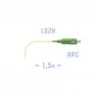 Пигтейл SC/APC SM (0.9) 1.5 m