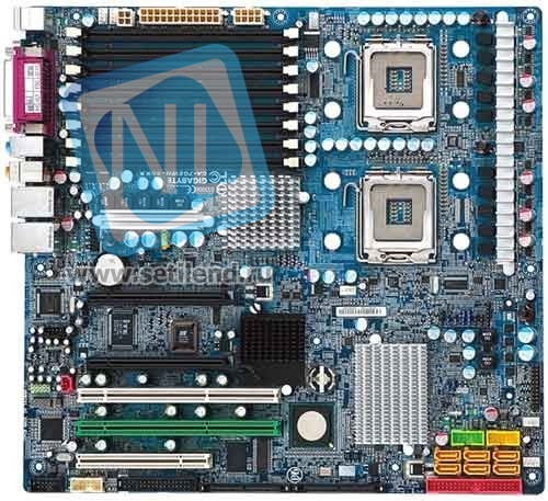Материнская плата GigaByte GA-7GEWH-RH Gigabyte 2xLGA771 Intel5000X 2xLAN SAS1068 1xPCI-E x16 1xPCI-E x8 2x PCI-X 1xPCI-GA-7GEWH-RH(NEW)