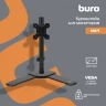 Кронштейн для мониторов ЖК Buro M071 черный 15"-32" макс.8кг крепление к столешнице поворот и наклон
