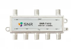 Ответвитель абонентский SNR-T-612, на 6 отводов, вносимое затухание IN-TAP 12dB.