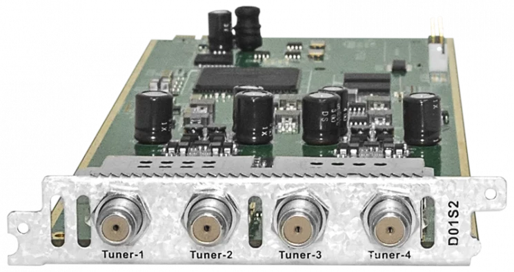 Модуль четырёхтюнерного DVB-S2 демодулятора поддержка ISI D02S2 для DCP-3000MF