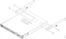 Заднее крепление для коммутаторов Cisco Catalyst 4948E стойку 19"