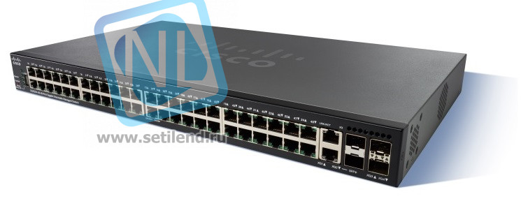 Коммутатор PoE Cisco SB SG350X-48P-K9-EU