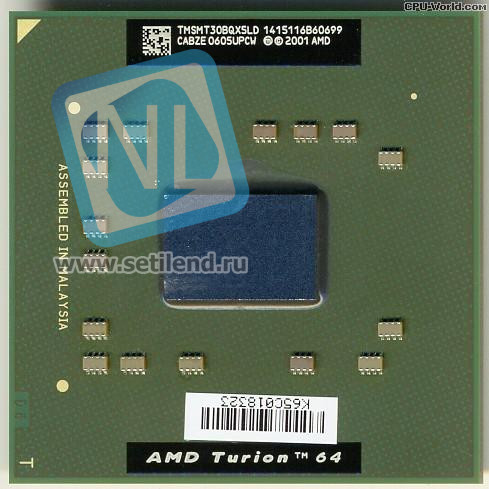 Процессор AMD TMSMT30BQX5LD Turion 64 Mobile MT-30 1600Mhz (1024/800/1,2v) 25W s754-TMSMT30BQX5LD(NEW)