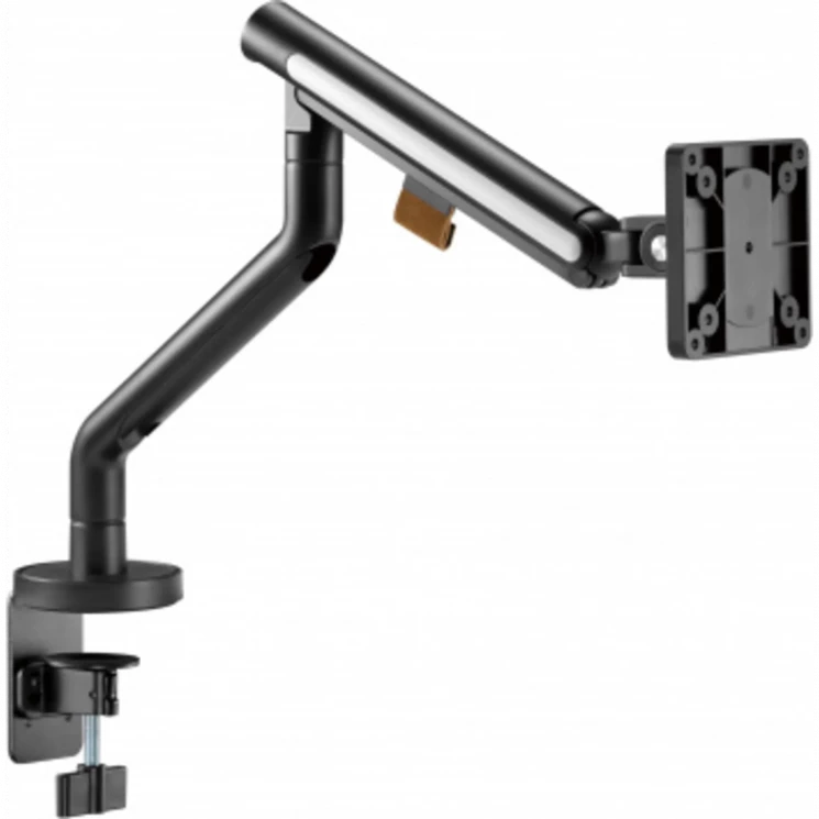 Кронштейн для мониторов Ultramounts UM725B черный 17"-32" макс.9кг крепление к столешнице поворот и