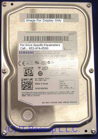 Накопитель Samsung 0NW340 SpinPoint 160BG 7.2K SATA-0NW340(NEW)