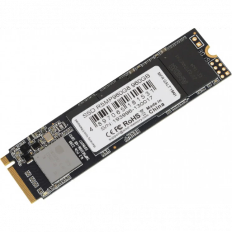 Накопитель SSD AMD PCIe 3.0 x4 960GB R5MP960G8 Radeon M.2 2280