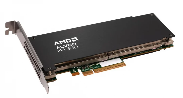 Видеокарта AMD Alveo MA35D Media Accelerator, 16GB, LPDDR5