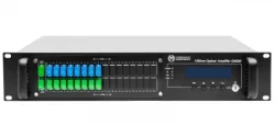 Оптический усилитель VERMAX для сетей КТВ, 2 входа, 16*22dBm выходов, PON фильтр