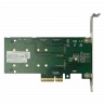 Переходной адаптер PCIe 2.0 x4 на 2xM.2 и 2xSATA, RAID 0,1