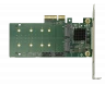 Переходной адаптер PCIe 2.0 x4 на 2xM.2 и 2xSATA, RAID 0,1