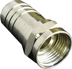 Разъем для коаксиального кабеля RG6 (Crimp) (100шт)