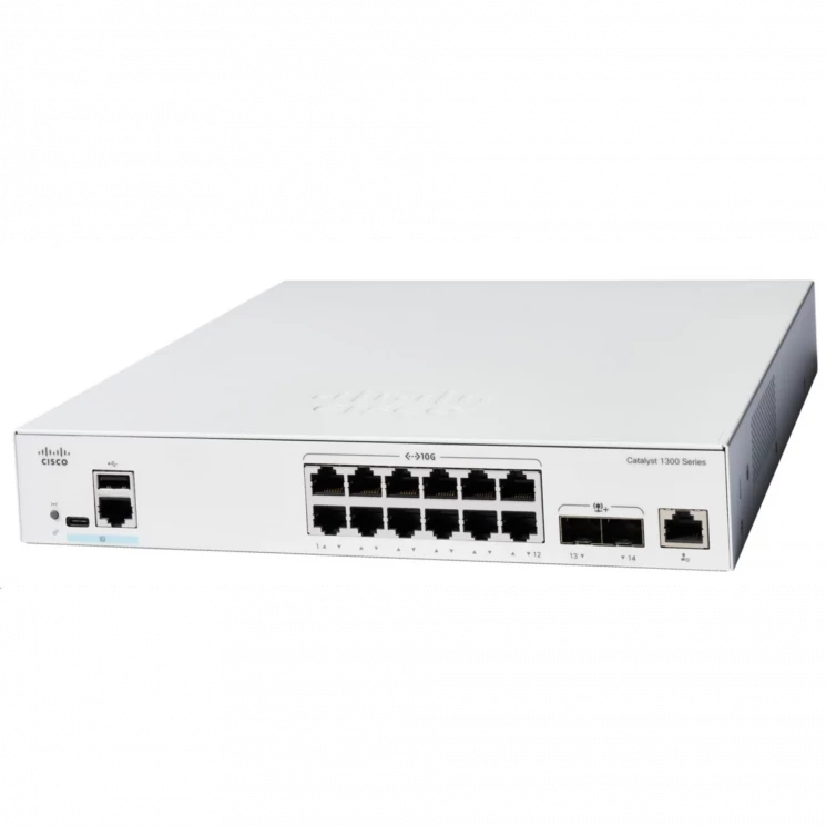 Коммутатор Cisco Catalyst C1300-12XT-2X