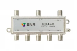 Ответвитель абонентский SNR-T-620, на 6 отводов, вносимое затухание IN-TAP 20dB.