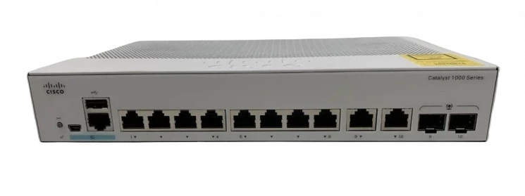 Коммутатор Cisco Catalyst C1000-8T-2G-L