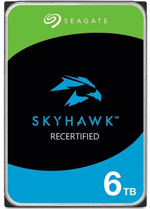 Жесткий диск Seagate SATA-III 6TB ST6000VX008 Surveillance Skyhawk 4KN (5400rpm) 256Mb 3.5"