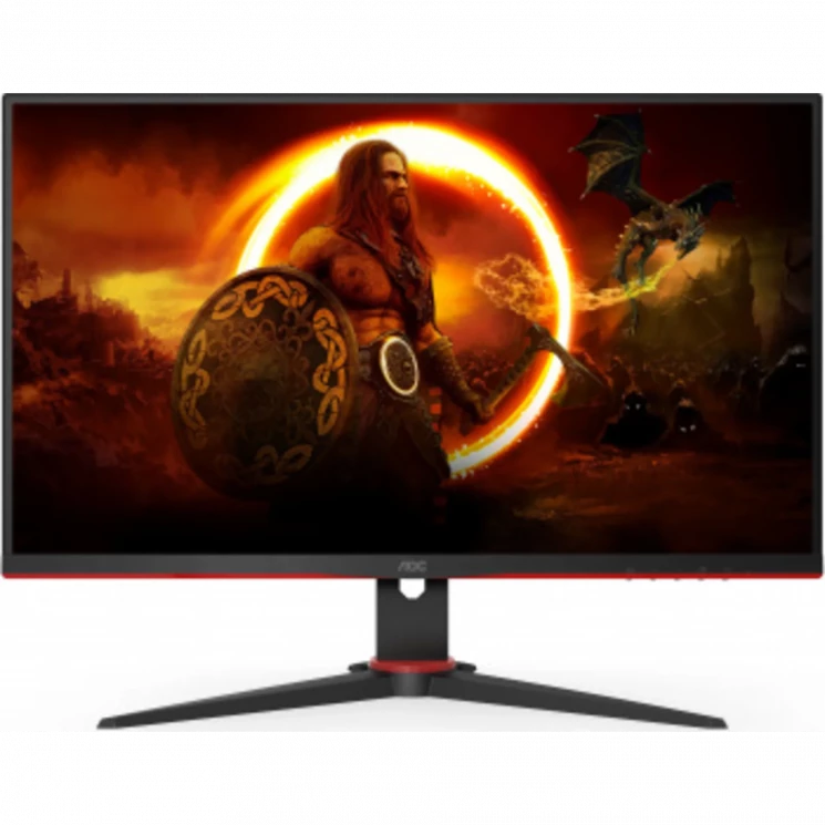 Монитор AOC 27" 27G2SPAE черный/красный IPS LED 1ms 16:9 HDMI M/M матовая 250cd 178гр/178гр 1920x108