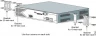 Крепление для маршрутизаторов Cisco 2821/51 2911/21/51 в стойку 19"