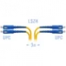 Патчкорд оптический SC/UPC SM Duplex 3метра