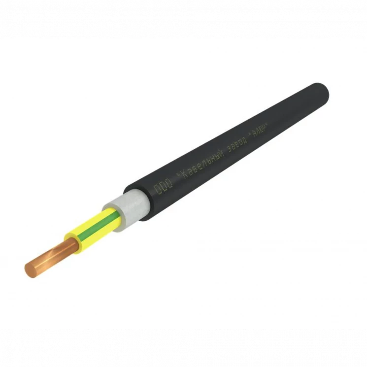 Кабель ВВГнг(А)-LS 1х10 ОК 0.66кВ Ж/З (м) АЛЮР 00-00004989