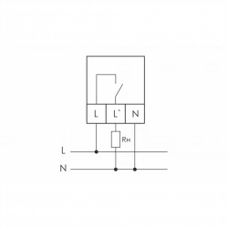 Реле напряжения CP-721-1 (однофазное; цифровая индикация; напряжение питания 50-450В контакт 1NO 63А