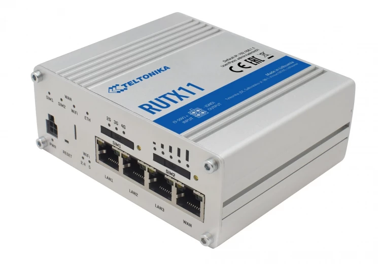 Промышленный 4G маршрутизатор Teltonika RUTX11