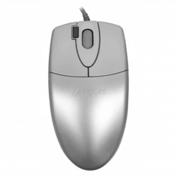 Мышь A4Tech OP-620D серебристый оптическая (1200dpi) USB (4but)