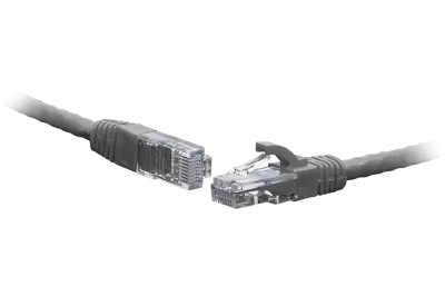 Коммутационный шнур U/UTP 4-х парный cat.6 1.5м PVC standart серый
