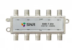 Ответвитель абонентский SNR-T-812 на 8 отводов, вносимое затухание IN-TAP 12dB.