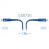 Патчкорд оптический армированный SC/UPC 50метров
