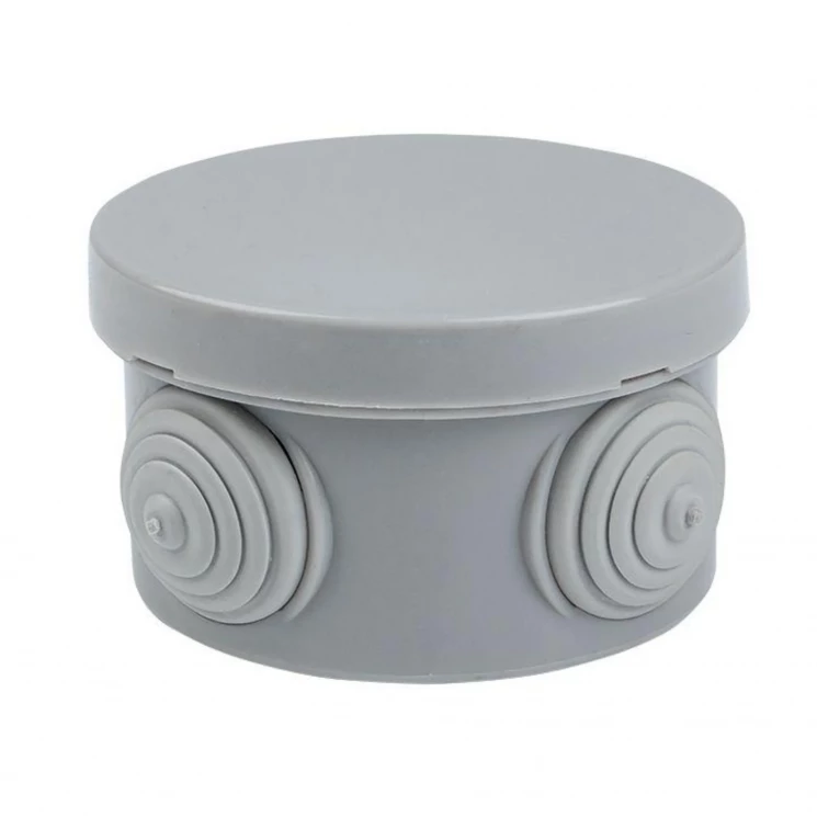 Коробка распаячная КМР-040-039 наружная с крышкой 85х40 АБС 4 мембранных ввода IP54 EKF plc-kmr-040-