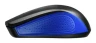 Мышь Оклик 485MW черный/синий оптическая (1000dpi) беспроводная USB для ноутбука (3but)