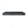 Неуправляемый стоечный 16 портовый PoE коммутатор POWERTONE PUS-CC16L-250R с изоляцией портов