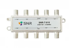 Ответвитель абонентский SNR-T-816 на 8 отводов, вносимое затухание IN-TAP 16dB.