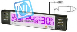 02180 RSTЦифровой автомобильный термометр (салон/ улица), часы, календарь. EAN 7316040021800