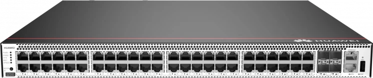 Коммутатор Huawei CE5882-48T4S-B (48*GE RJ45, 4*10GE SFP+, 2*AC power modules, FAN modules, port-side air intake)